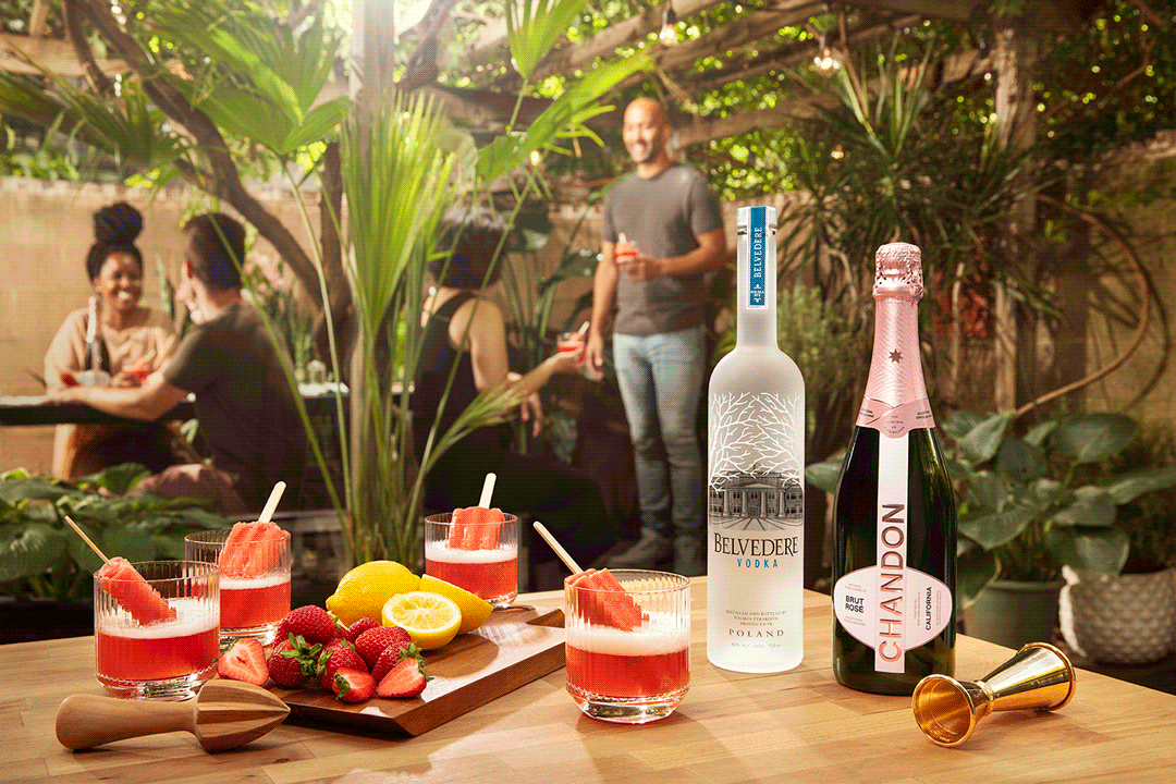 Social Media Motion Asset Chandon and Belvedere collaborative social asset